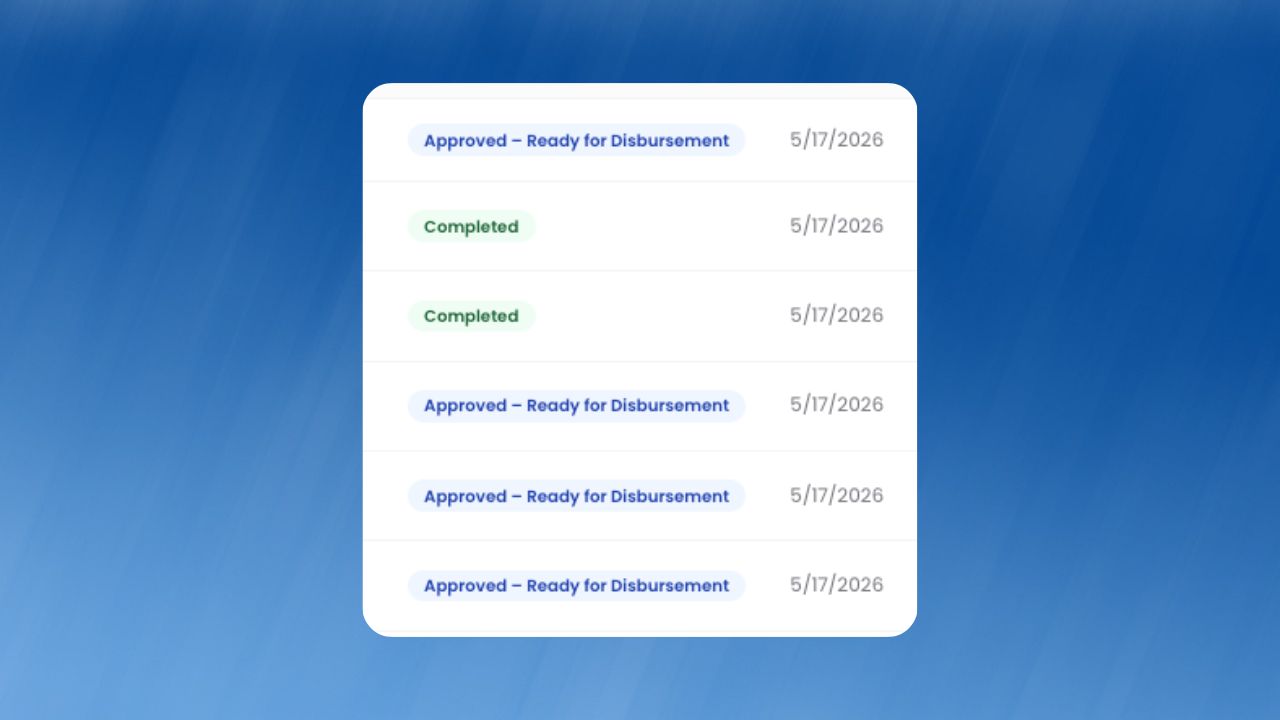Step 3: Real-time approval status tracking workflow preview